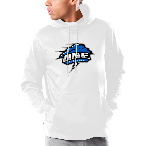  Under Armour White Armour Fleece Hoodie - Football