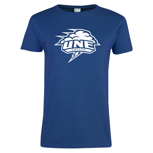  Womens Royal Short Sleeve Tee - Soccer