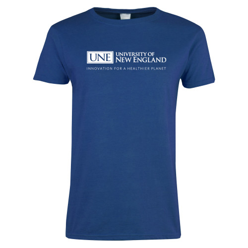  Womens Royal Short Sleeve Tee - Institutional Mark