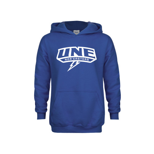  Youth Royal Fleece Hoodie - UNE w Bolt