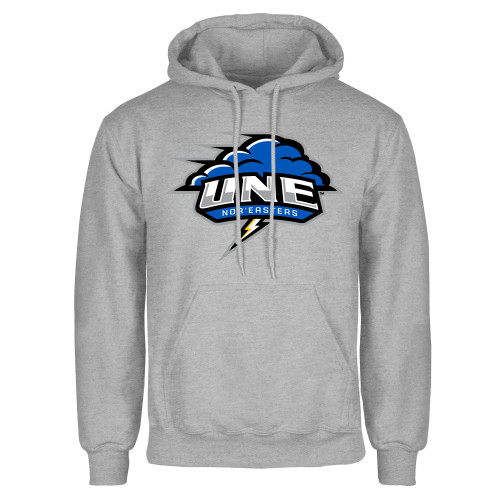  Grey Fleece Hoodie - Primary Athletics Mark