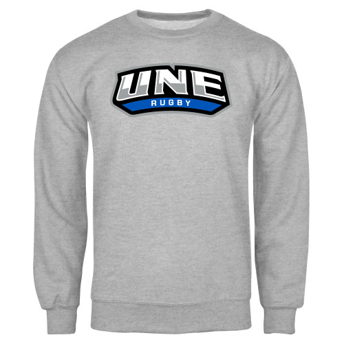  Grey Fleece Crew - UNE Rugby