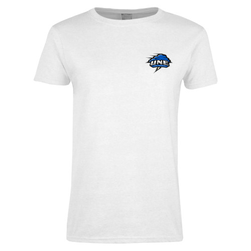  Womens White Short Sleeve Tee - Primary Athletics Mark