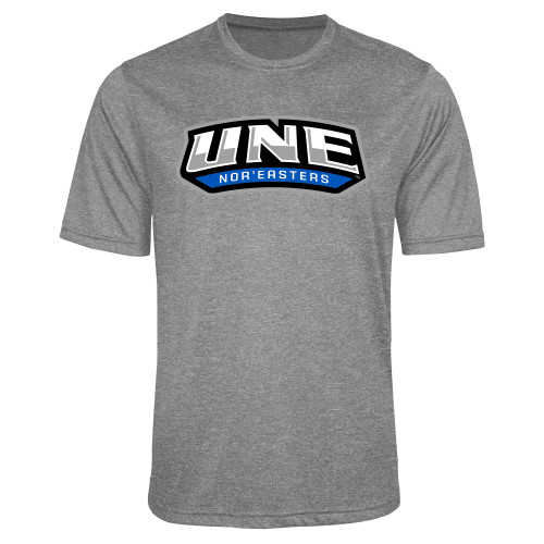  Grey Heather Performance Contender Tee - UNE