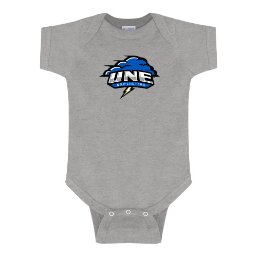 Grey Infant Onesie - Primary Athletics Mark