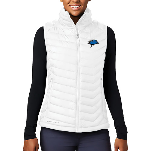  Columbia Womens White Powder Lite Vest - Storm Cloud