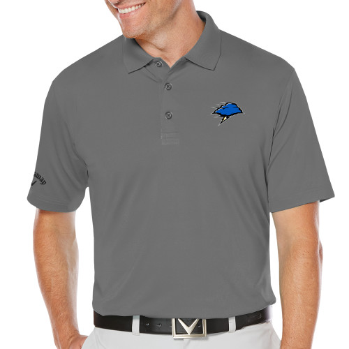  Callaway Steel Grey Opti Dri Chev Polo - Storm Cloud