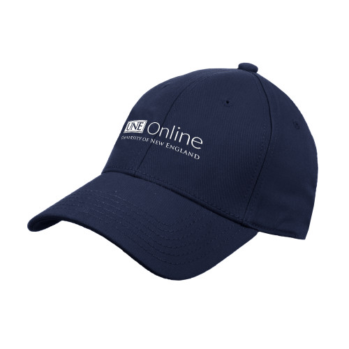  Navy Structured Adjustable Pro Style Hat - UNE Online