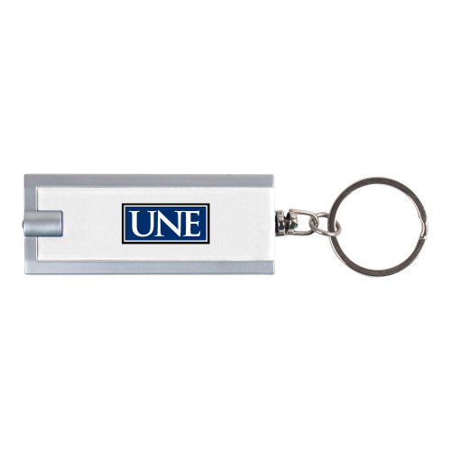  Turbo White Flashlight Key Holder - Institutional Mark  Stacked