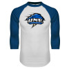 Thumbnail image for  White/Royal Raglan Baseball T Shirt
