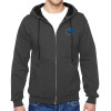 Thumbnail image for  Charcoal Fleece Full Zip Hoodie