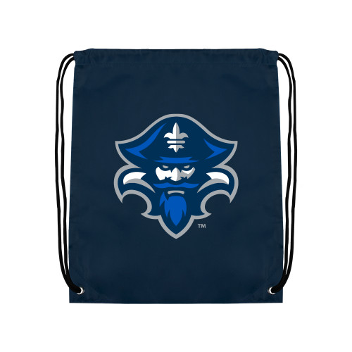  Navy Drawstring Backpack - Privateer Head