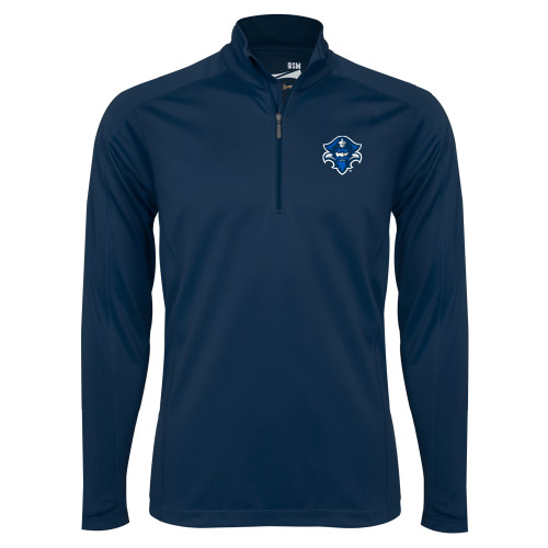  Syntrel Navy Interlock 1/4 Zip - Privateer Head