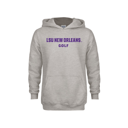  Youth Grey Fleece Hood - LSU New Orleans Golf