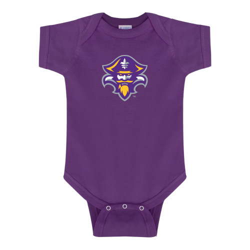  Purple Infant Onesie - Privateer Mascot Head