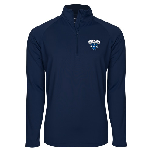  Sport Tek Navy Sport Wick Stretch 1/2 Zip Pullover - Primary Mark
