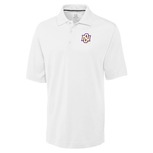  C&B White Advantage TriBlend Pique Polo - NO Monogram