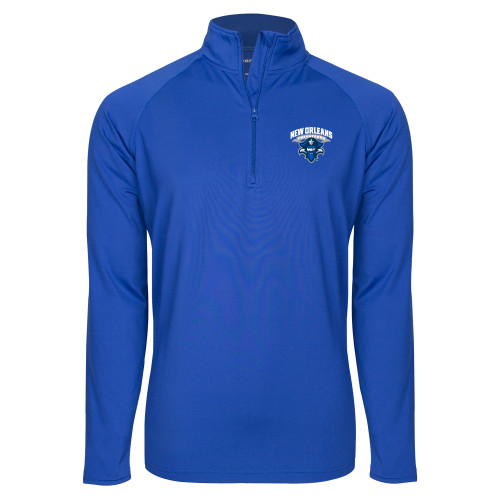  Sport Tek Royal Sport Wick Stretch 1/2 Zip Pullover - Primary Mark