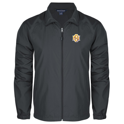  Charcoal Full Zip Wind Jacket - NO Monogram