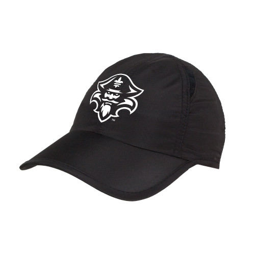  Womens Black Performance Cap - Privateer Mascot Head