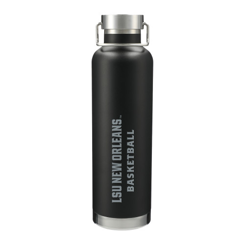  Thor Copper Vacuum Insulated Black Bottle 32oz - LSU New Orleans BasketballEngraved
