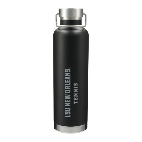  Thor Copper Vacuum Insulated Black Bottle 32oz - LSU New Orleans TennisEngraved