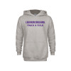 Thumbnail image for  Youth Grey Fleece Hood