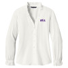 Thumbnail image for  Brooks Brothers Womens Off White Long Sleeve Ruffle Collar Blouse