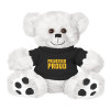 Thumbnail image for  Plush Big Paw 8 1/2 inch White Bear w/Black Shirt