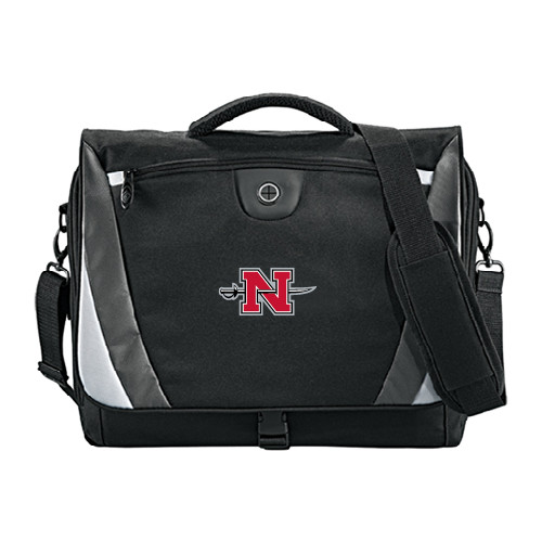  Black/Grey Slope Computer Messenger Bag - Official Logo