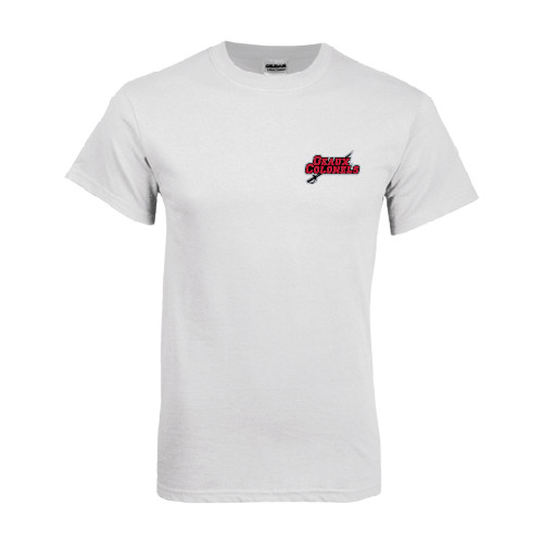 White T Shirt - Geaux Colonels-Sword