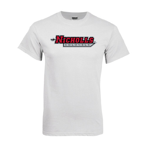  White T Shirt - Nicholls Colonels