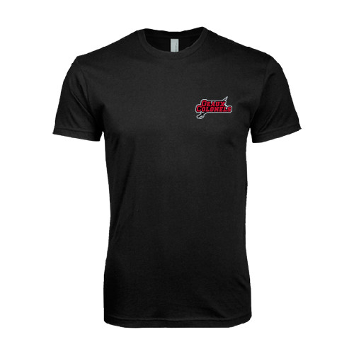  Next Level Black SoftStyle T Shirt - Geaux Colonels-Sword