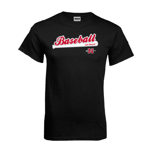  Black T Shirt - Baseball Script
