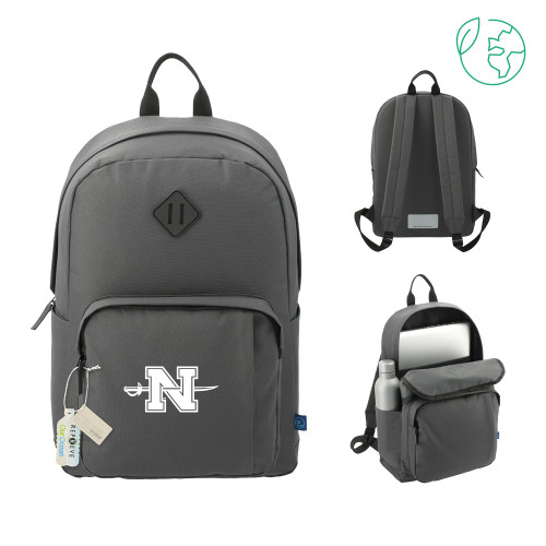  Repreve Ocean Charcoal Everyday Computer Backpack - Official Logo