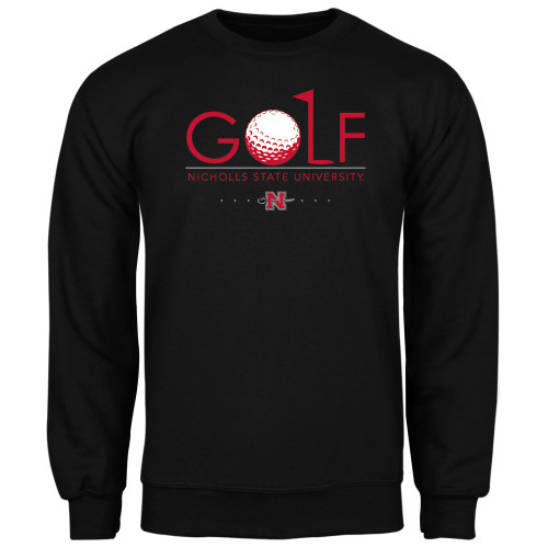  Black Fleece Crew - Golf w/ Ball and Flag