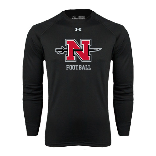  Under Armour Black Long Sleeve Tech Tee - Football