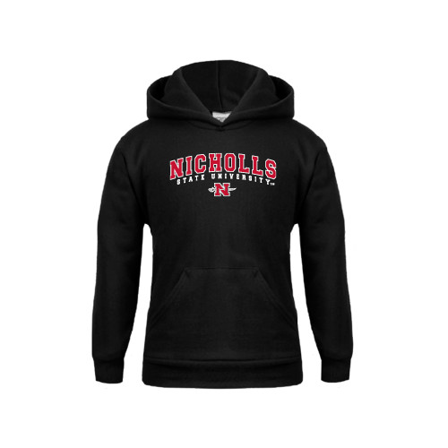  Youth Black Fleece Hoodie - Nicholls University