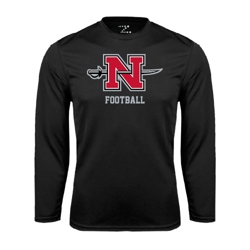  Black Performance Long Sleeve Shirt - Football