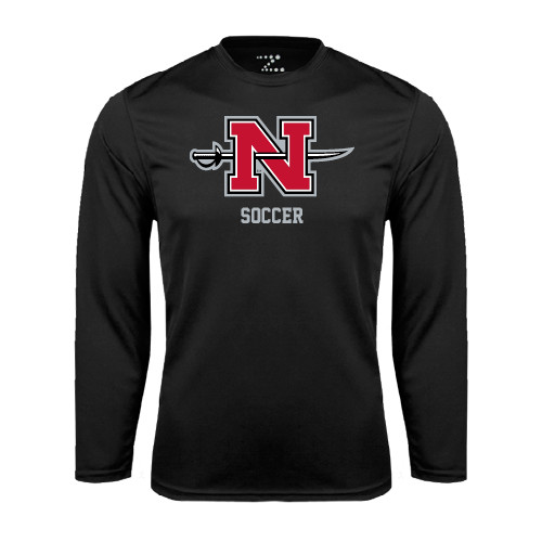 Black Performance Long Sleeve Shirt - Soccer