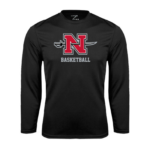  Black Performance Long Sleeve Shirt - Basketball