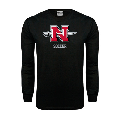  Black Long Sleeve T Shirt - Soccer
