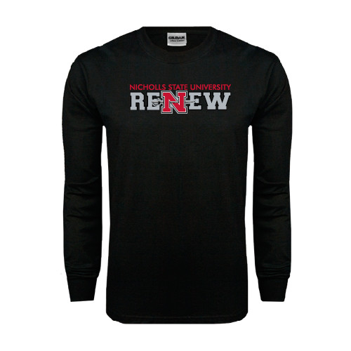 Black Long Sleeve T Shirt - Renew Flat