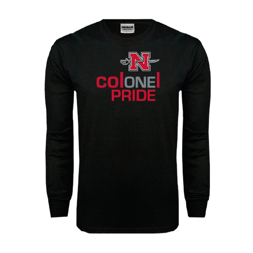  Black Long Sleeve T Shirt - Colonel Pride One Pride Stacked