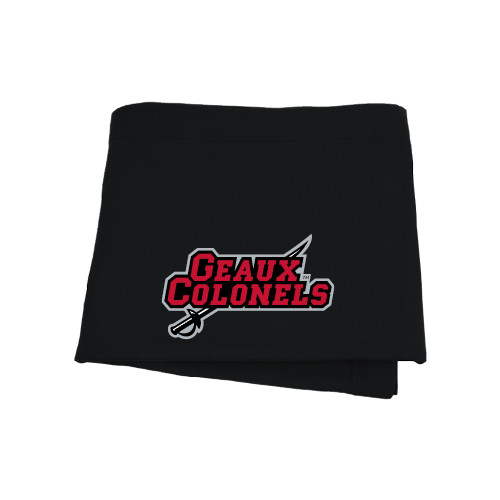  Black Sweatshirt Blanket - Geaux Colonels-Sword