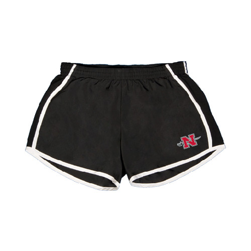  Womens Black/White Team Short - Official Logo