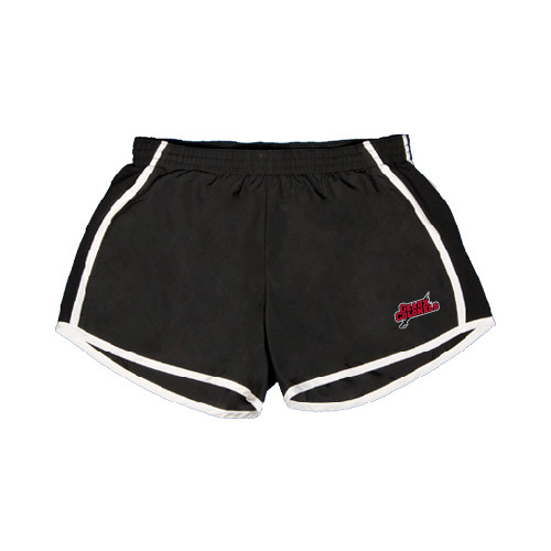  Womens Black/White Team Short - Geaux Colonels-Sword