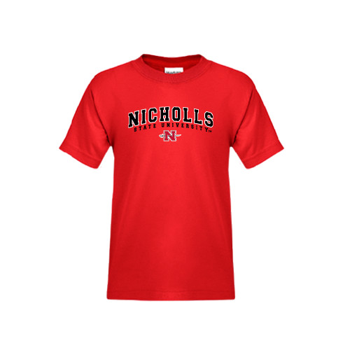  Youth Red T Shirt - Nicholls University