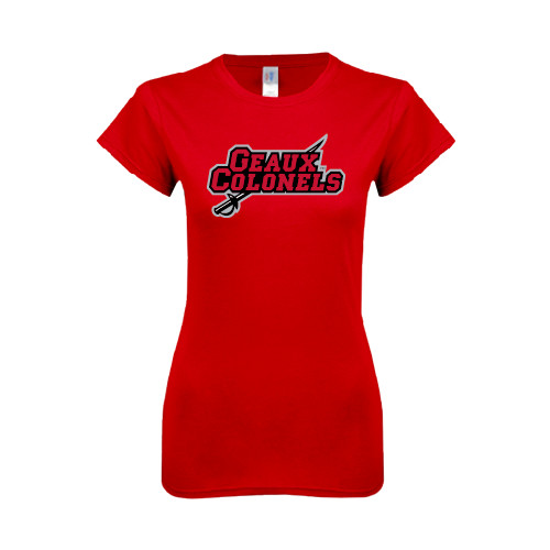 Main Image for  Next Level Womens Red Boyfriend Tee