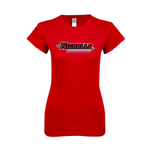 Main Image for  Next Level Womens Red Boyfriend Tee